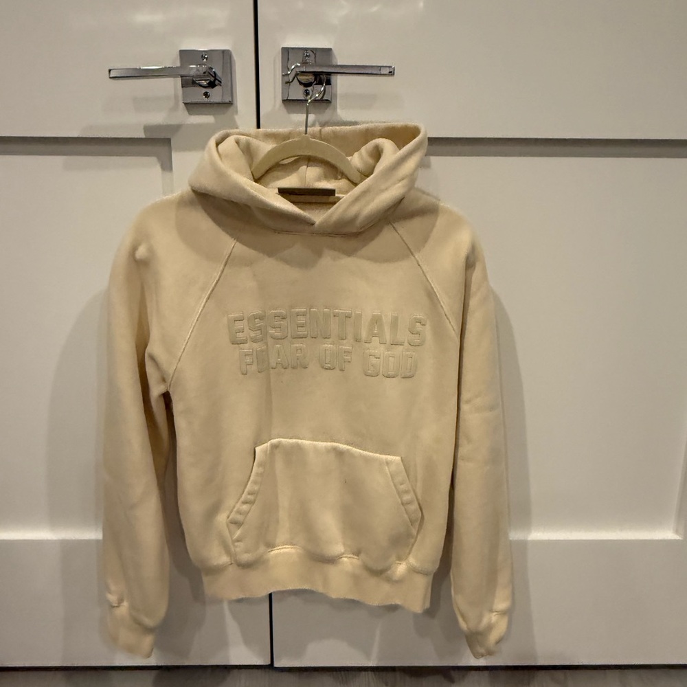 Essentials XXS super soft Cream Hoodie